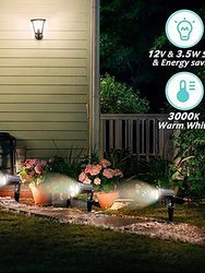 Low Voltage LED Landscape Spotlights - Black