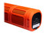 Orange Portable Water-Resistant Bluetooth Speaker with Built-in Mic