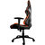 Orange PVC Leather Gaming Chair with 2D Adjustable Armrest