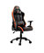 Orange PVC Leather Gaming Chair with 3D Adjustable Armrest