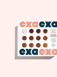 Exa Primer and Foundation Sample Card Deep Dark to Med-Deep - 1 Deep Dark to Medium Deep