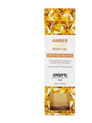 Amber Jojoba Crystal Organic Body Oil