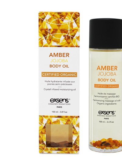 EXSENS Amber Jojoba Crystal Organic Body Oil product