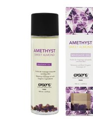 Amethyst Sweet Almond Crystal Massage Oil