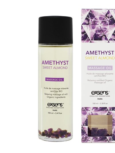 EXSENS Amethyst Sweet Almond Crystal Massage Oil product