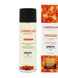 Carnelian Apricot Crystal Massage Oil