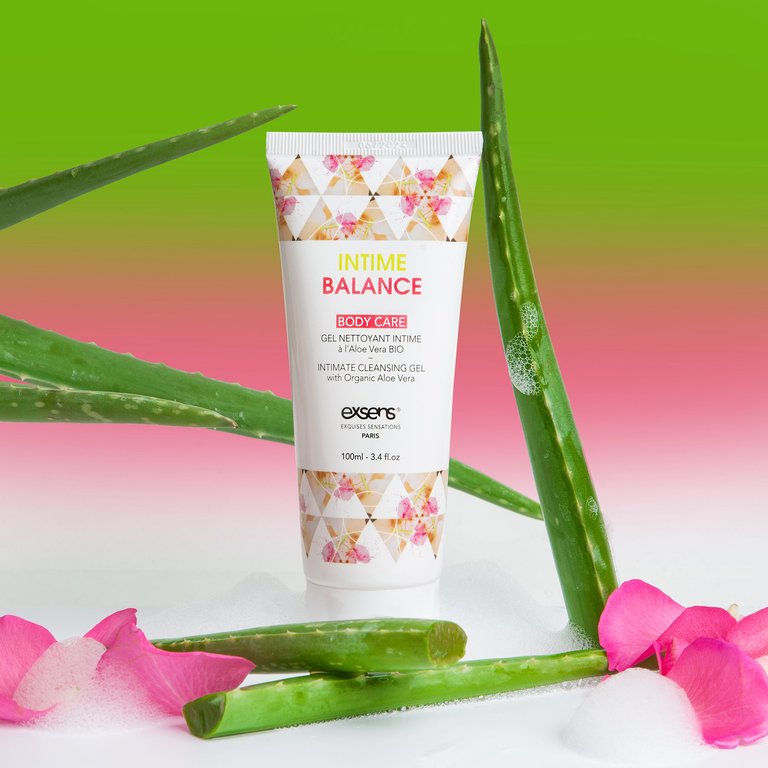 Intime Balance Intimate Hygiene Cleansing Gel with Organic Aloe Vera