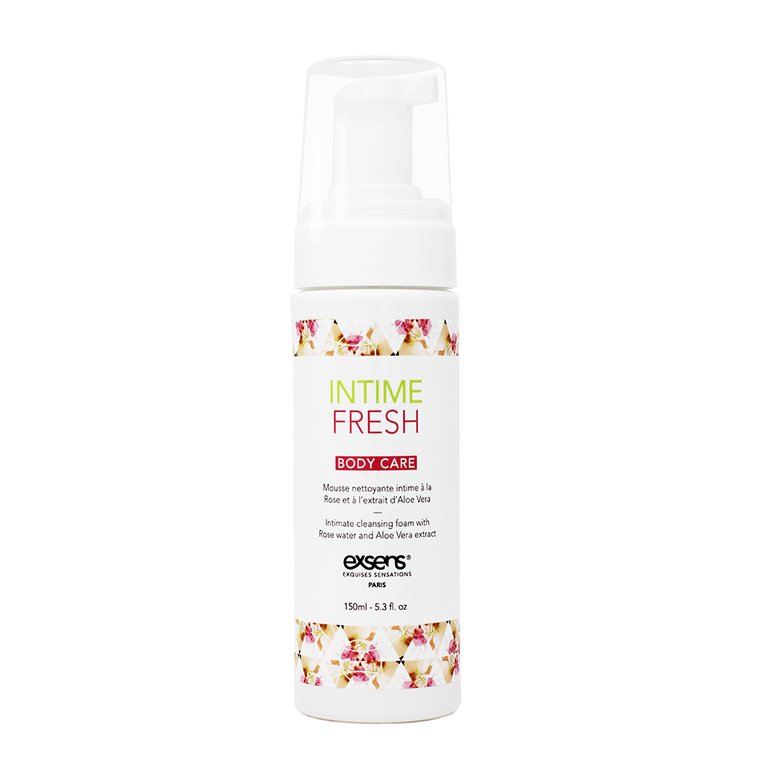 Intime Fresh Intimate Hygiene Cleansing Foam with Organic Aloe Vera & Rose Water