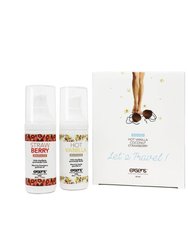 Let's Travel! Warming Intimate Massage Oil Kit - Gift Set