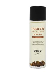 Tiger Eye Macadamia Crystal Organic Body Oil