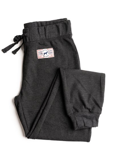 fabdog Charcoal Thermal Matching Human Pajamas product