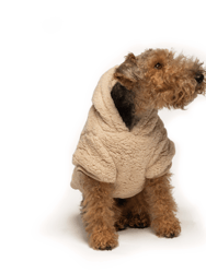 Cream Sherpa  Pet Hoodie