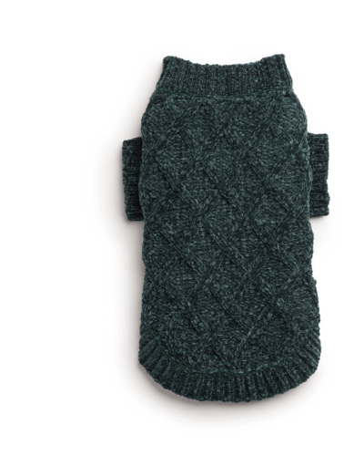 fabdog Emerald Chenille Pet Sweater product