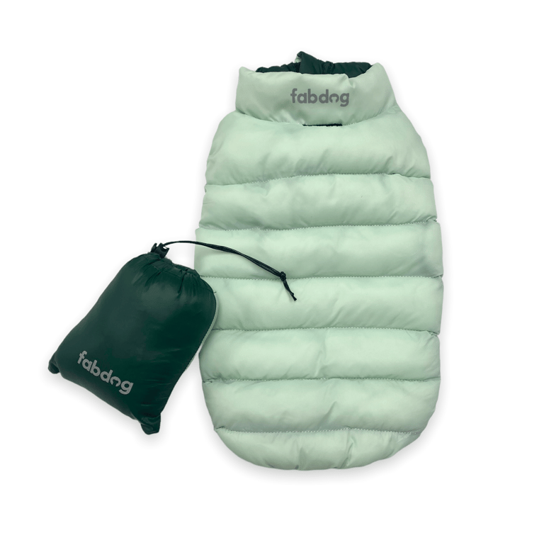 Green Combo Pack N' Go Reversible Puffer - Green