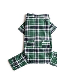 Green Plaid Pajamas - Green Plaid