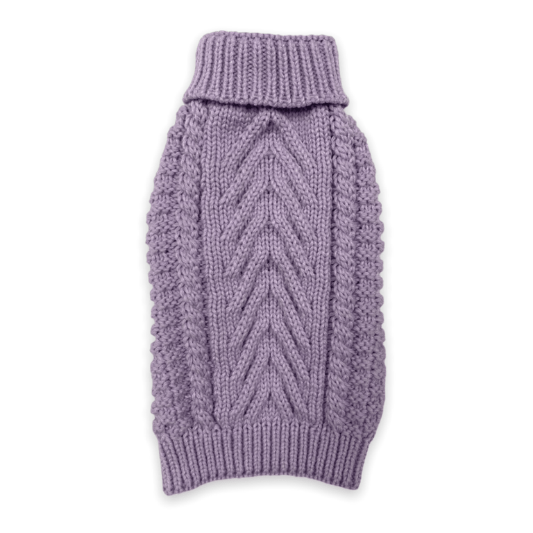 Lavender Super Chunky Sweater - Lavender