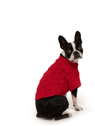 Red Chenille Sweater