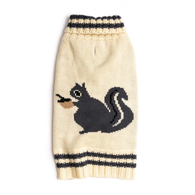 Squirrel Sweater - Yellow