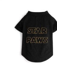 Star Paws T-Shirt - Black