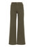 Women's Flare Denim Trousers In Olive - Olive