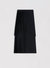 Women's Jersey Pleated Skirt In Black