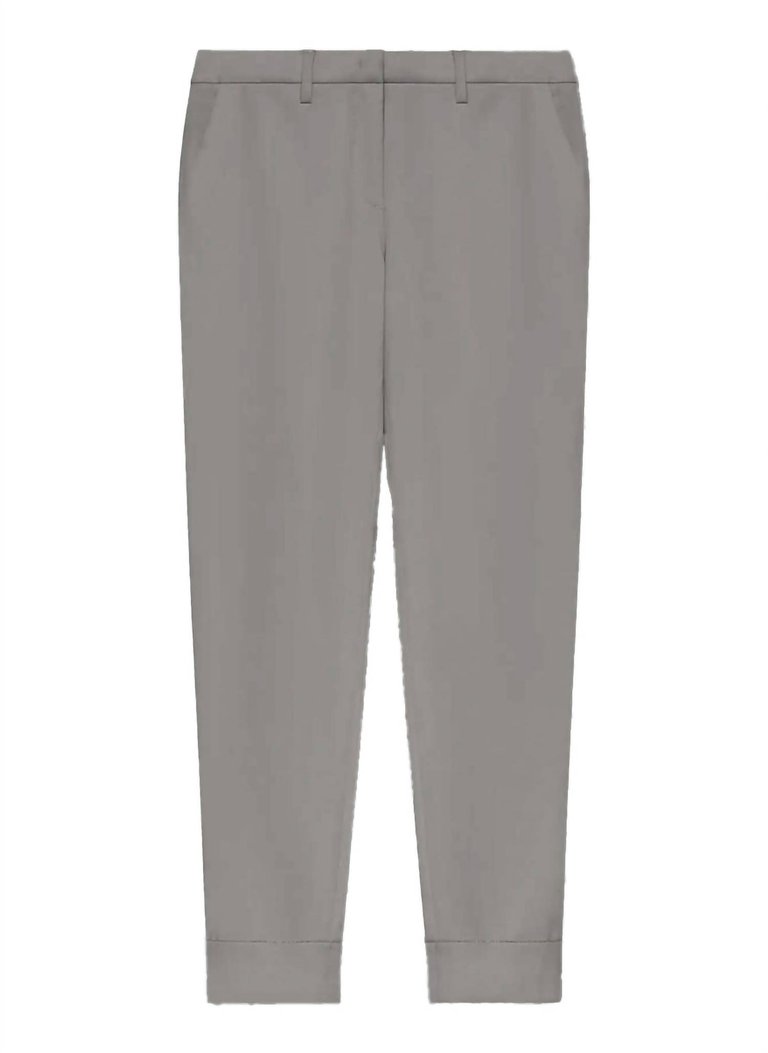 Women's Regular Fit Wool Pant In Gray - Gray