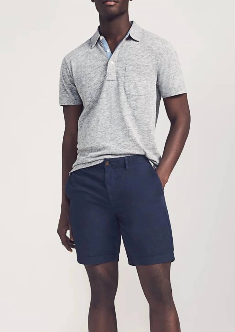 Cloud Cotton Harbor Short In Navy