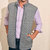 Epic Quilted Fleece Vest In Carbon Melange - Carbon Melange