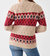 Frost Fairisle Turtleneck Sweater In Festive Pop