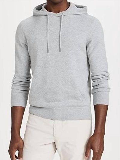 Faherty Jackson Sweater Hoodie In Grey Cliff Heather product