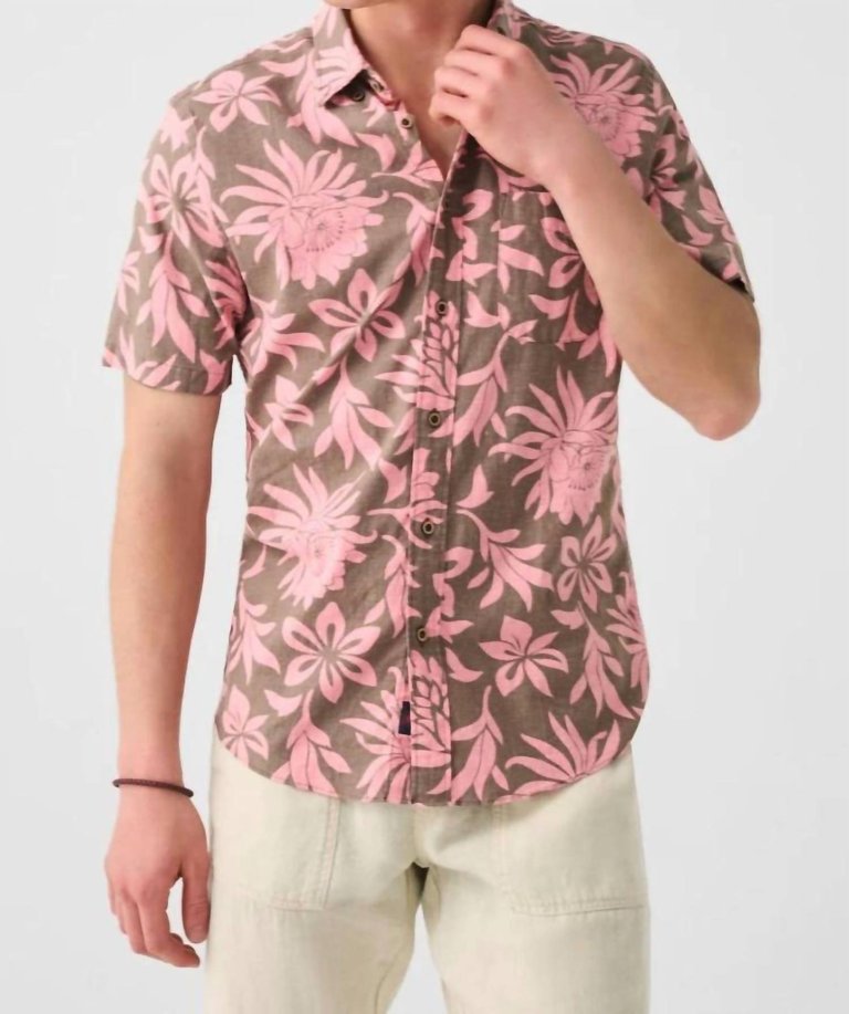 Short Sleeve Breeze Shirt - Cedar Beach Blossom