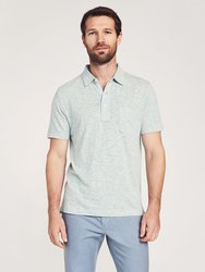 Short Sleeve Heather Polo