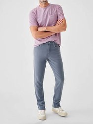 Stretch Terry 5 Pocket Jeans - Faded Ocean