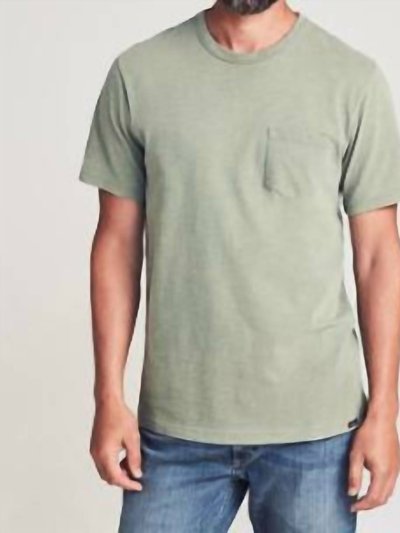 Faherty Sunwashed Pocket Tee In Vail Green product