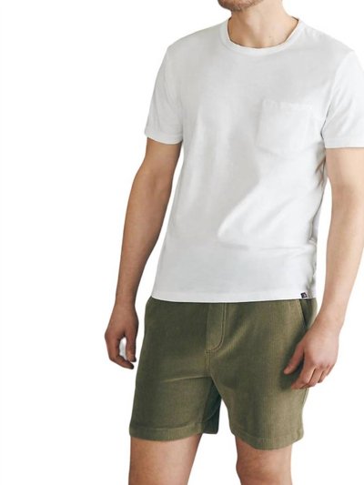 Faherty Sunwashed Pocket Tee In White product