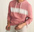 Sunwashed Slub Hoodie In Red - Red