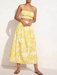 Kiera Skirt - El Marsa Floral Print Marigold
