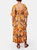 Kiona Square Neck Puff Sleeve Midi Dress