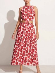 Trapani Midi Dress - La Presa Floral Print
