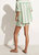 Vacances Short In Pape Stripe - Green