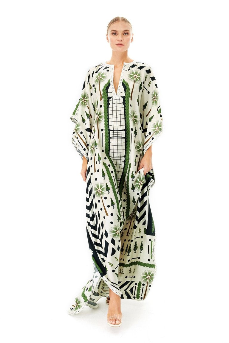 Macha Palm Kaftan - Macha Palm