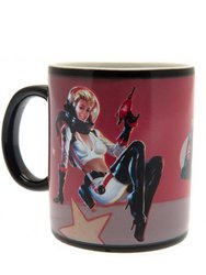 Fallout Nuka Girl Heat Changing Mug (Black/Red) (One Size) - Black/Red