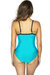 Color block Panel Strappy V-Neck One-Piece Swimsuit