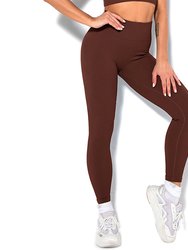 High Waisted Legging - Dark Brown