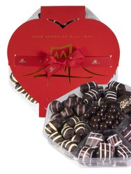 Artisan Crafted Chocolate Valentine Gift Assortment, Dairy Free, Kosher.