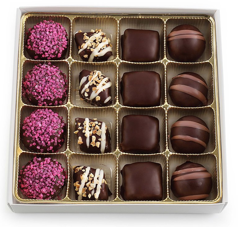 Assorted Chocolate Gift Box - (16 Count) Dairy Free, Kosher