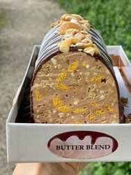 Chocolate Butter Blend Log in Gift Box