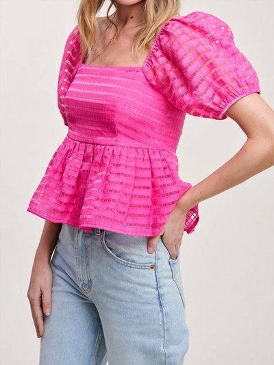 fanco Confidently Cute Top In Fuchsia product