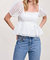 Confidently Cute Top In White - White