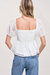 Confidently Cute Top In White